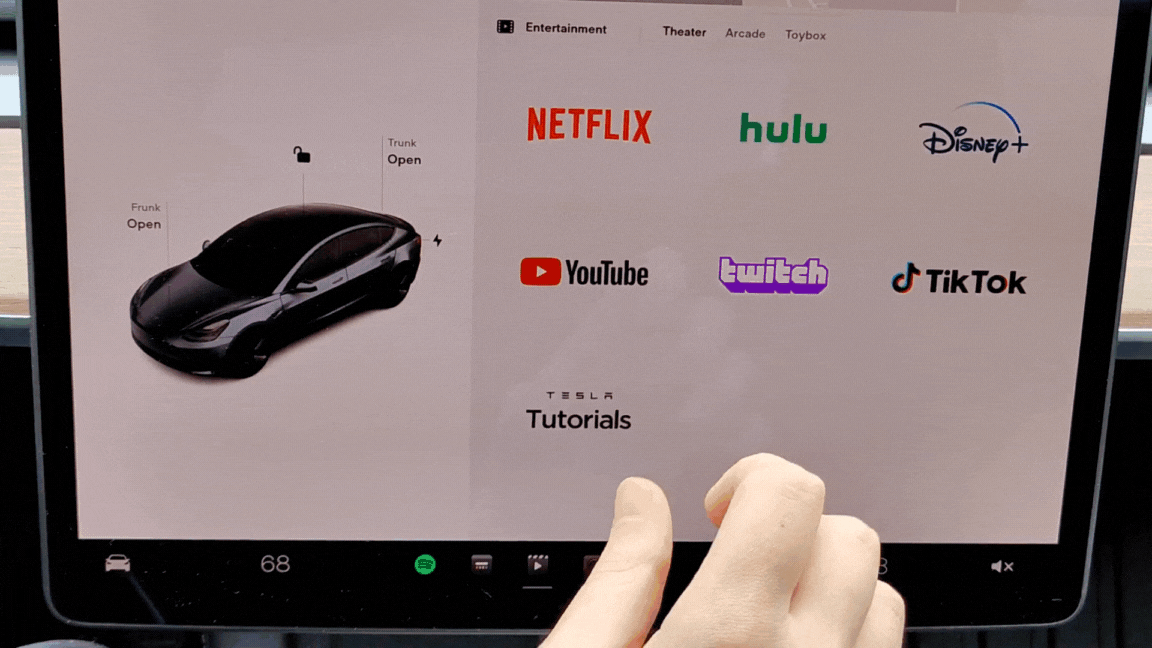 Youtube & Netflix Carplay AI-Box pour TESLA