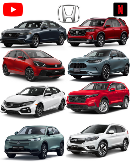 Youtube y Netflix AI-Box para Honda