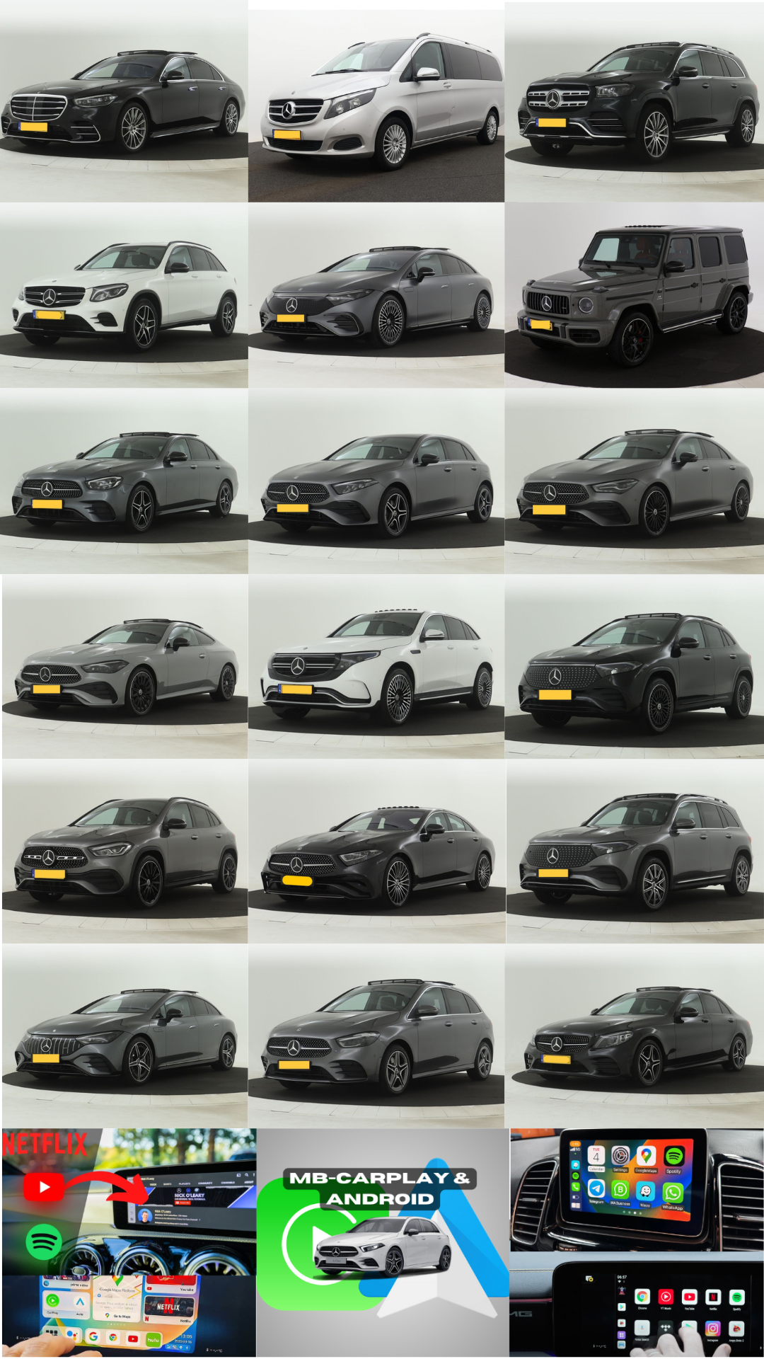 Youtube & Netflix AI-Box für Mercedes