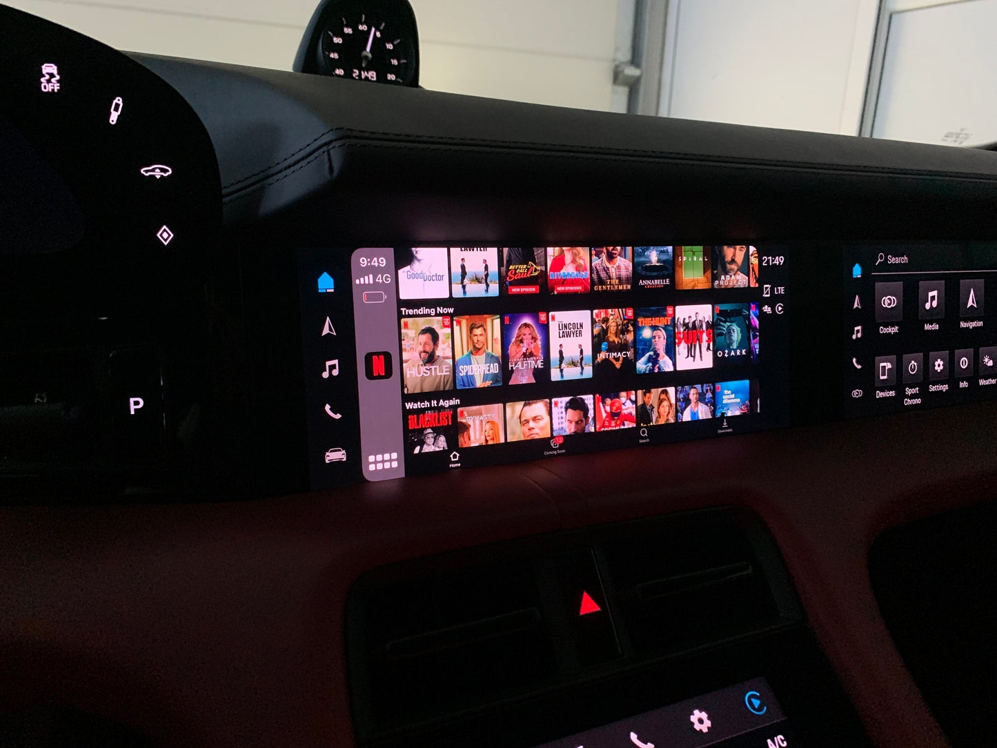 Youtube & Netflix AI-Box pour Porsche